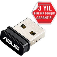 Erdo Ticaret Asus USB-N10 Nano, 150MBPS, 2.4ghz, Usb2.0, Wıreless Ethernet