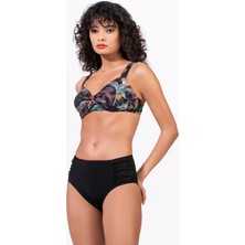 Endeep Kadın Büzgü Detaylı Toparlayıcı Bikini Takımı