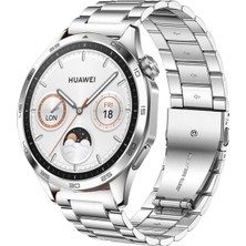 Kordify Huawei Watch Gt3 / Gt4 / Gt5 / Gt6 & Pro Serileri Uyumlu 22MM Paslanmaz Çelik Kordon (46MM) – Klasik Şıklık & Üstün Dayanıklılık!