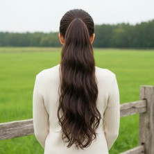 Najmaddin.com Tokalı Dalgalı At Kuyruğu / Kahve Karamel