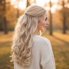 Najmaddin.com Fiber Sen Dalgalı 8 Parça Çıt Çıt / Platin