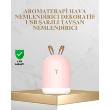 Decostyle Tavşan Kulak Tasarımlı 200 ml USB Aroma Difüzör ve Hava Nemlendirici