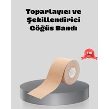 Decostyle Suya Dayanıklı Görünmez Göğüs Bandı – Pamuklu ve Esnek Destek Bandı