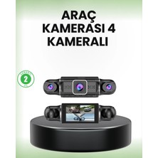 Decostyle Gps’li 4 Kameralı Araç Iç Dış Kayıt Sistemi 1080P Wifi Destekli