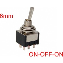 Maroces MR-145 Toggle Swıtch On-Off-On 6 Bacaklı (MTS-203)