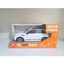 Aksoy Toys 23 cm Işıklı Sesli Sürt Bırak Oyuncak Araba Büyük Boy Beyaz