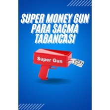 Decostyle Kırmızı Çocuklara Özel Para Fırlatma Makinesi Para Saçma Tabancası