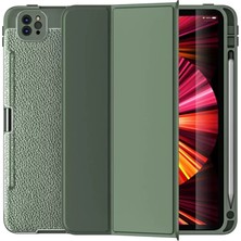 Decostyle Newface iPad Pro 11 (2020) Kılıf Tablet Focus Silikon - Yeşil