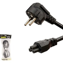 Erdo Ticaret Gabble GAB-NYK015 Siyah( 1.5 Metre ) 1mm Notebook Power Kablosu