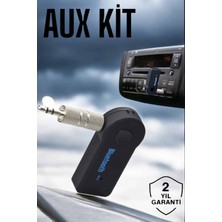 Decostyle Tüm Araçlara Uyumlu Aux Car Bluetooth Kablosuz Araç Bağlantı Kiti