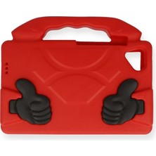 Decostyle Newface iPad 5 Air 9.7 Kılıf Like Stantlı Tablet Silikon - Kırmızı