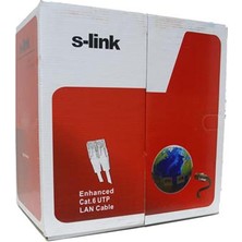 Erdo Ticaret S-Lınk SL-CAT608 Cat6 Utp ( 305 Metre ) 24 Awg Network Kablosu