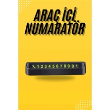 Decostyle Araç Park Numaratörü Tüm Araçlara Uyumlu Araba Numaralık