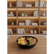 Decostyle Siyah Çerezlik Kase Seti 4 Adet 3X12 cm