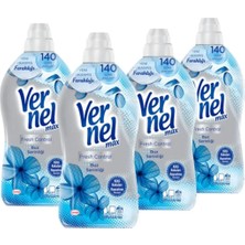 Vernel Max Konsantre Çamaşır Yumuşatıcısı 4 x 1320ML Buz Serinliği