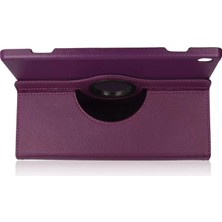 Decostyle Newface Lenovo M10 X505F Kılıf 360 Tablet Deri Kılıf - Mürdüm