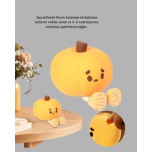 Decostyle Silikon Pumpkin Night Light Telefon Tutuculu LED Lamba