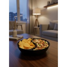 Decostyle Dekoratif Siyah Çerezlik Kase 4’lü Set 3X12 cm