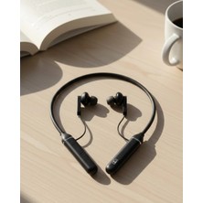 Decostyle Uzun Süre Kullanımlı Kablosuz Boyun Askılı Stereo Kulaklık Güçlü Bas ve Net Ses