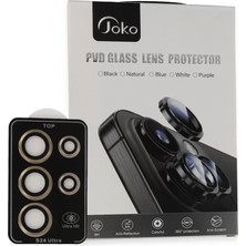 Decostyle Joko Samsung Galaxy S23 Ultra Pvd Metal Kamera Lens - Gold