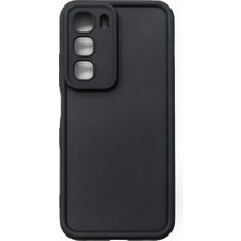 Fenza Infinix HOT60I ve HOT60 Uyumlu Kamera Çıkıntılı Mat Silikon Telefon Kılıfı