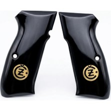 Yücel Av Bayii Cz 75 A B Serisi Canik 55 16 Lı Çek Pleksinden Logolu Siyahi Kabze