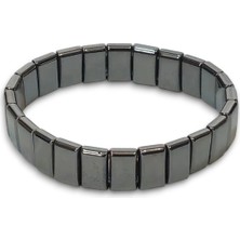 Pozitif Doğal Taş Kaliteli Hematit Bileklik 213-4