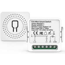 bilteknik Tuya Zigbee Nötr Gerektirmeyen 1ch Nötrsüz Röle
