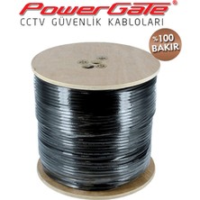 Erdo Ticaret Powergate Out 250MT, 2+1 (2x0,50+0,33) %100BAKIR, Dış Ortam, Cctv Güvenlik Kablosu