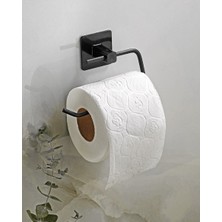 Kaymak Home Metal Siyah Tuvalet Kağıtlığı