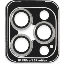 Decostyle Joko iPhone 15 Pro Max Pvd Metal Kamera Lens - Gümüş
