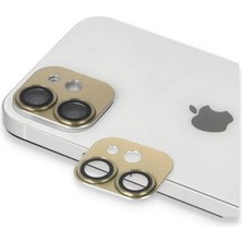 Decostyle Newface iPhone 11 Pers Alüminyum Kamera Lens - Gold