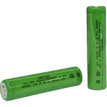 Aydogan's 1.2V 1000 Mah - Aaa - Ni-Mh Şarjlı Pil - Başsız / Flat Head