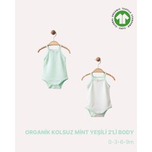 Kidstil Ip Askılı Çıtçıtlı 2'li Kız Body %100 Pamuklu&organik