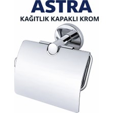 Onno Astra Kağıtlık Kapaklı Krom