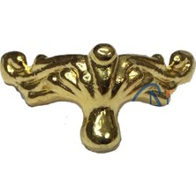 Aydogan's Köşe Etekli Sandık Ayağı, Kutu Ayak 1,5 cm - Sarı