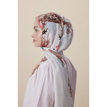 Maisa Şebnem Floş Viskon Şal 70*190 cm - Pudra Pembe