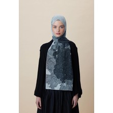 Maisa Sedef Floş Viskon Şal 70*190 cm - Ekru