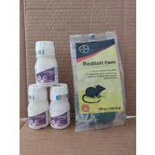 Belirtilmemiş K Othrin 50 ml Haşere Ilaci 3 Adet + Rodilon Pasta 100 gr Farezehiri 1 Adet