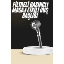 TeknoKapsül Duş Başlığı Profesyonel Masaj Başlıklı 3 Modlu Yeni Nesil Masaj Uçlu Su Tasarruflu