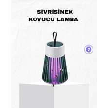 TeknoKapsül Şarjlı Mor Işıklı Sivrisinek Öldürücü Lamba – Sessiz ve Kimyasal Içermez