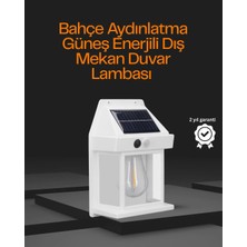 TeknoKapsül 1800 Mah Pilli Solar Duvar Aydınlatma