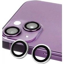 TeknoKapsül Newface iPhone 14 Raze Metal Kamera Lens - Gümüş