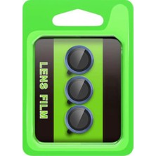 TeknoKapsül Newface Samsung Galaxy S25 Fe Raze Metal Kamera Lens - Lacivert