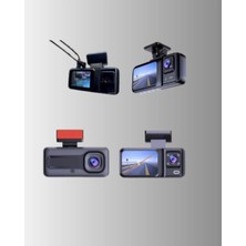 TeknoKapsül Wi-Fi Bağlantılı Full Hd Araç Kamera Seti 3 Kameralı Park Koruma ve Döngü Kayıt