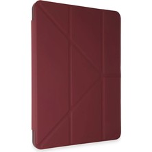 TeknoKapsül Newface Huawei Honor Pad 9 Kılıf Kalemlikli Mars Tablet Kılıfı - Mürdüm