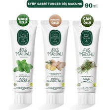Eyüp Sabri Tuncer Diş Macunu 90 ml Nane, Zencefil ve Çam Özlü Bitkisel Beyaz Renk
