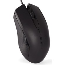 Erdo Ticaret A4 Tech OP-760, Siyah, V-Track, 1000DPI, 3 Buton, USB Kablolu, Optik Mouse