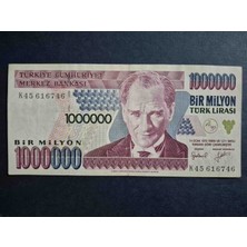 Edi Antik 1 Milyon Türk Lirası Nadir Koleksiyon. 1.000.000 Lira Nadir Nümizmatik.