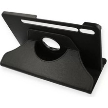 TeknoKapsül Newface Samsung Galaxy T870 Tab S7 11 Kılıf 360 Tablet Deri Kılıf - Siyah